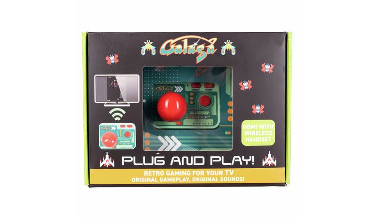 Fizz Creations Galaga Plug And Play Arcade Retro Gaming