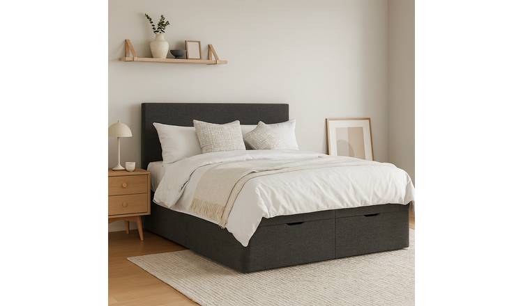 Millbrook Taylor Superking End Lift Ottoman Bed - Charcoal
