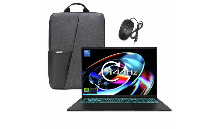 ASUS Vivobook 16in i7 16GB 1TB RTX 5060 Gaming Laptop Bundle