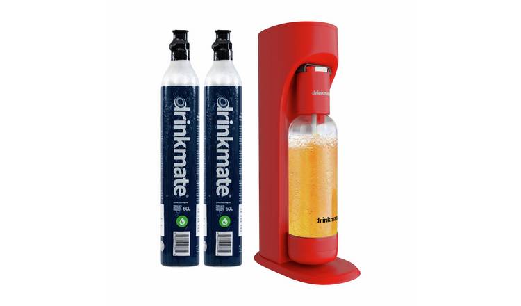 Drinkmate OmniFizz Carbonated Drinks Maker - Red