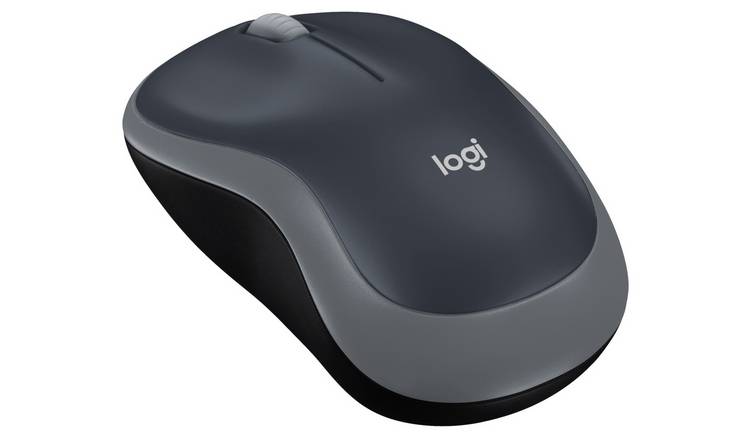 Logitech M185 Compact Wireless Mouse - Grey