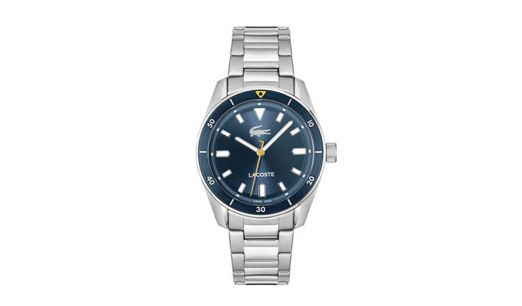 Lacoste Men's Silver Stainless Steel Bracelet Watch 