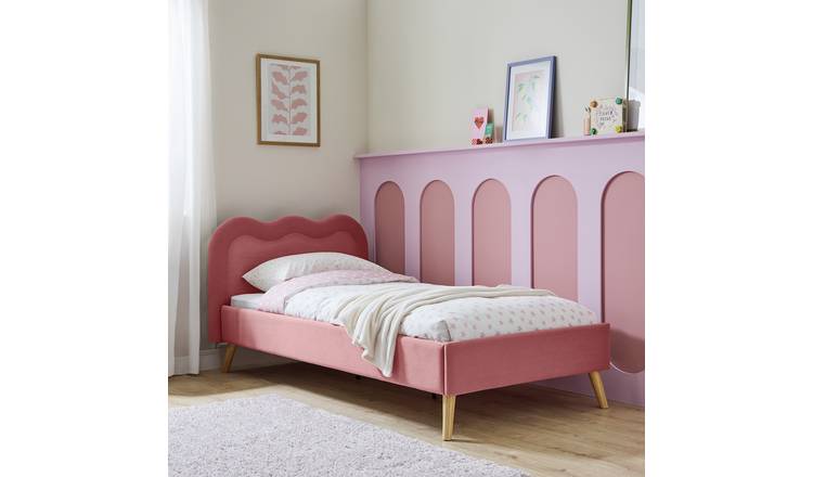 Habitat Kids Iris Upholstered Bed Frame - Pink