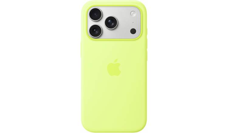 Apple iPhone 17 Pro Silicone Case with MagSafe - Neon Yellow