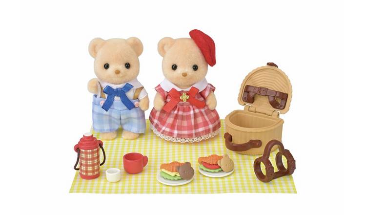 Sylvanian Families Biscuit Bear Boy And Girl Playset