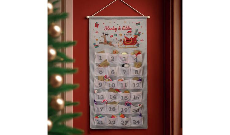 Personalised Message Santa Advent Calendar