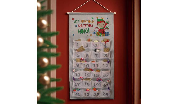 Personalised Message ELF Advent Calendar