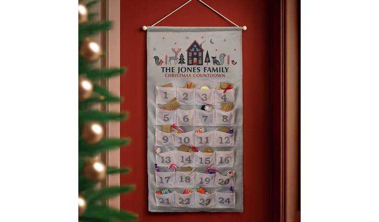 Personalised Message Christmas Advent Calendar