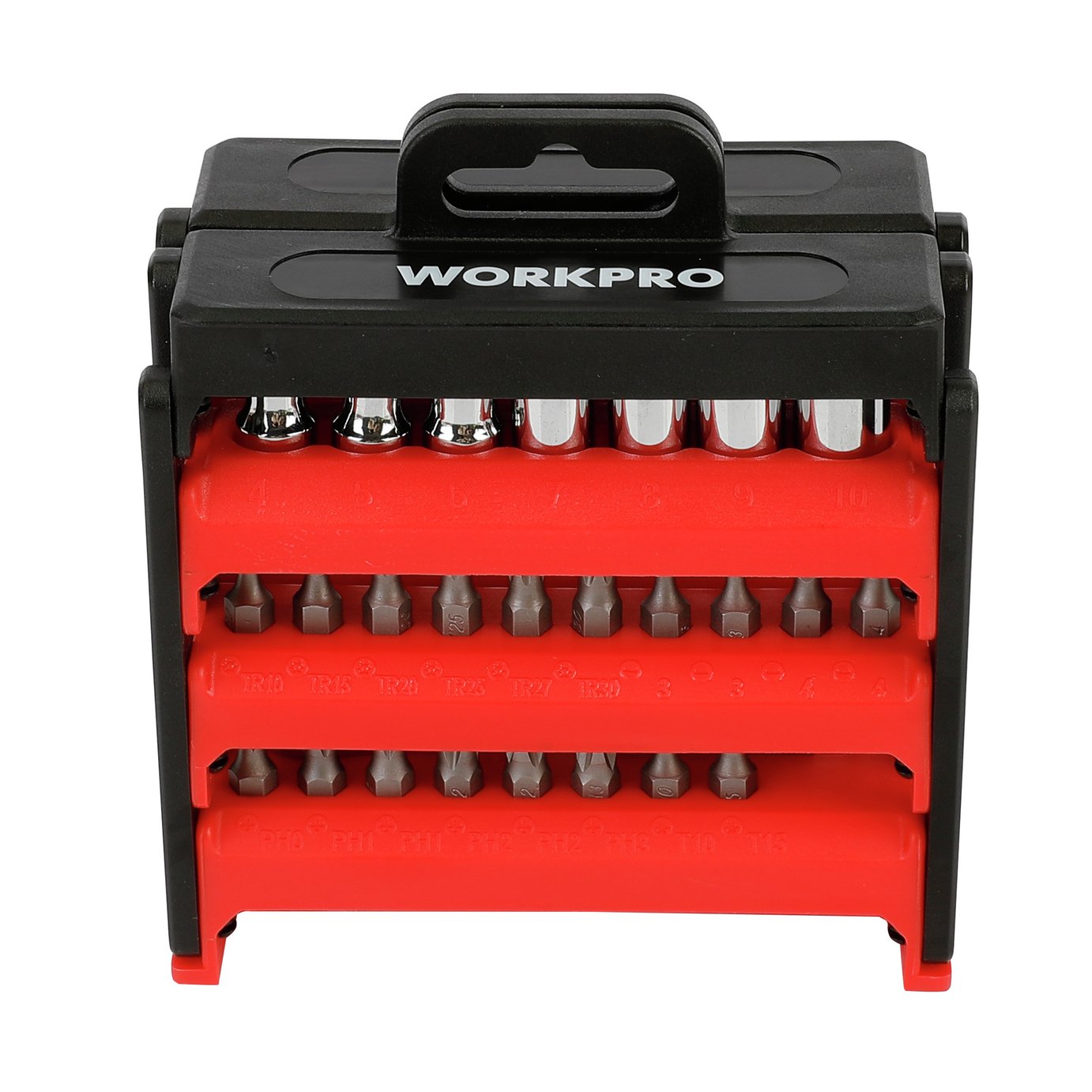 Buy Workpro WP200563 52 Pieces Foldable Socket Set | Tool kits | Argos
