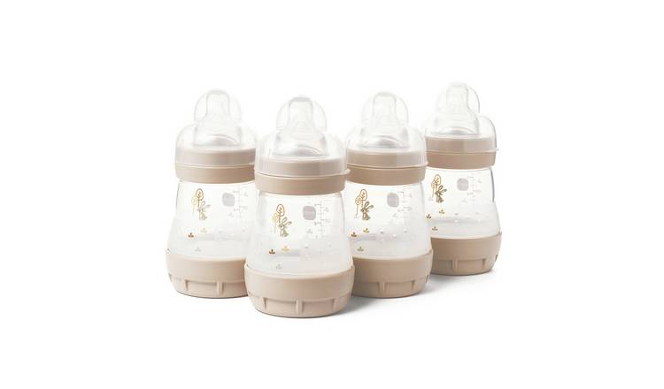 MAM Easy Start Anti-Colic 160ML Baby Bottles 4 Pack White