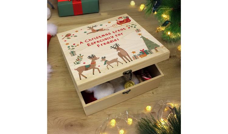 Personalised Message Santa Christmas Eve Box