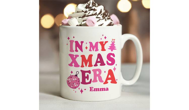 Personalised Message In My Christmas Era Mug