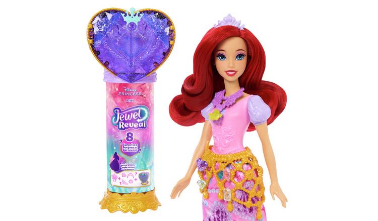 Disney Princess Jewel Reveal Ariel Doll  & Accessories