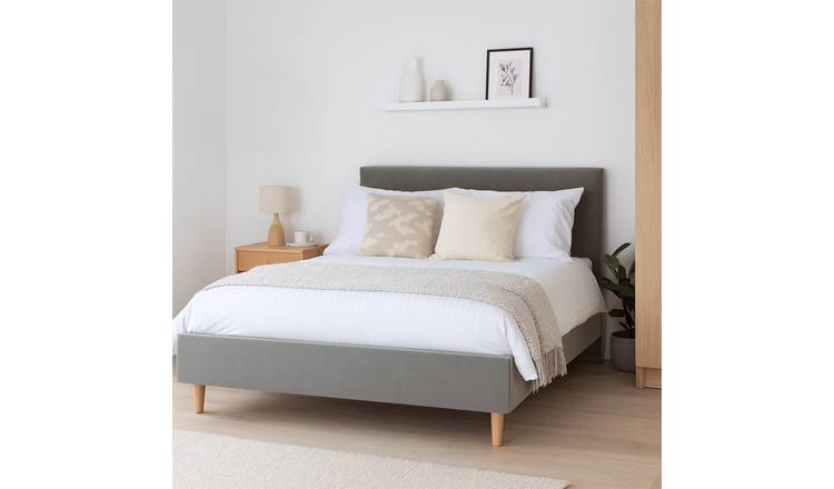 Millbrook Taylor Superking Fabric Bed Frame  - Grey