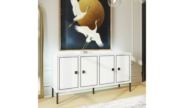 Frank Olsen Mia 4 Door Sideboard - White