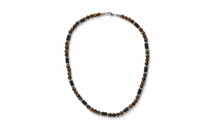 Uncommon Souls Tigers Eye Bead Rope Necklace