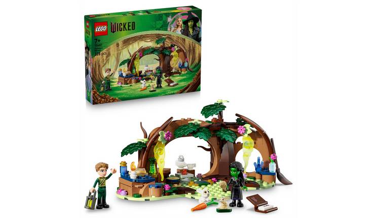 LEGO Wicked Elphaba's Retreat, Forest Toy for Kids 75687
