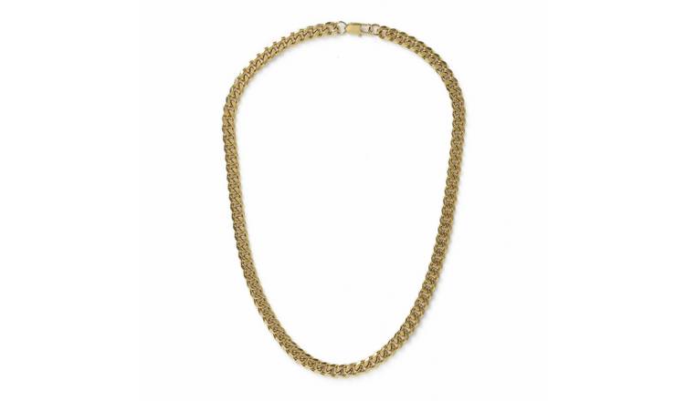 Uncommon Souls Gold Tone Chunky Curb Chain Necklace