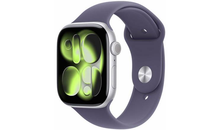 Apple Watch Series 11 GPS 46mm Purple Fog Sport Band - S/M