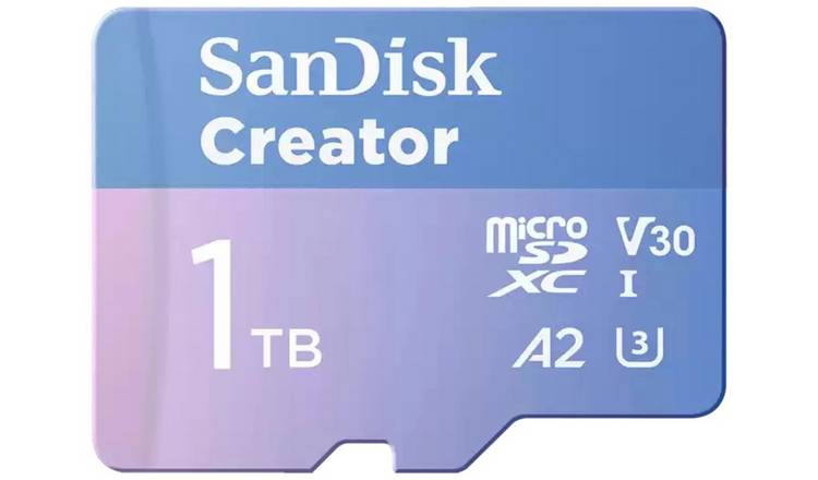 SanDisk Creator 190MBs microSD UHS-I Memory Card - 1TB