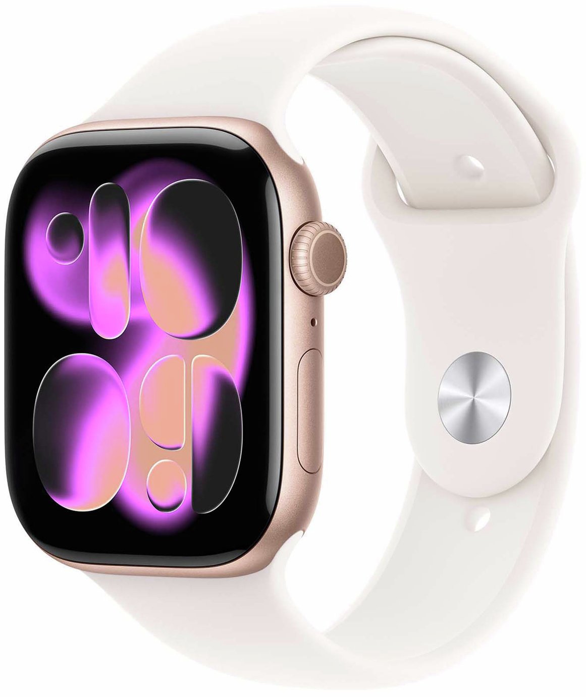 Apple Watch Series 11 GPS 46mm Light Blush Sport Band - S/M