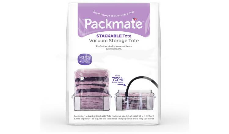 Packmate Underbed Vacuum Storage Tote - Jumbo