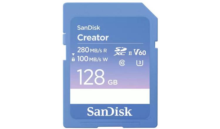 SanDisk Creator 280MBs SD UHS-II Memory Card - 128GB