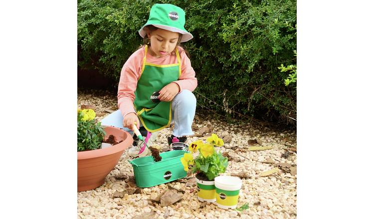 artificial potted plant with pot 15-Inch Tabletop Artificial Green Leaf Plant Potted in Distressed Gray   MyGift