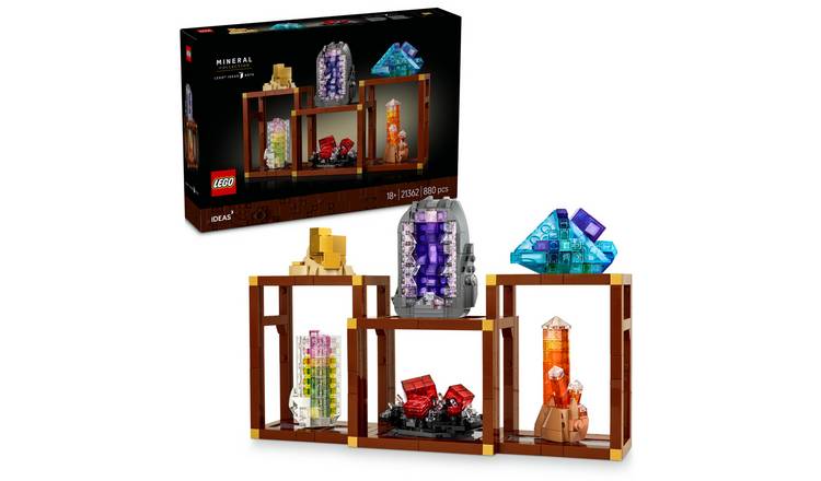 LEGO Ideas Mineral Collection Building Set for Adults 21362