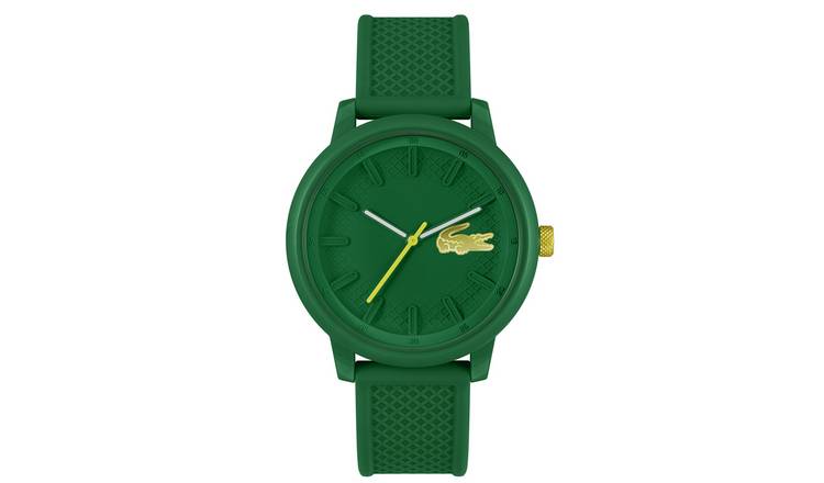 Lacoste Men's Green Silicone Strap Watch