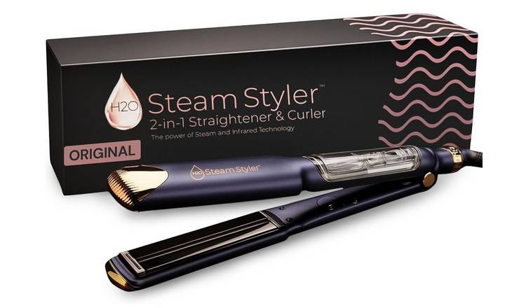 H2O Steam Styler 2-in-1 1.5in Straightener & Curler
