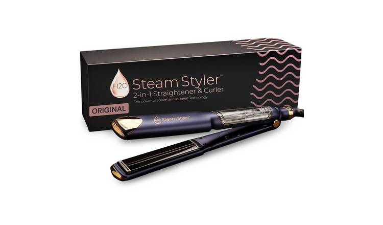 H2O Steam Styler Slim 2-in-1 Hair Straightener & Curler