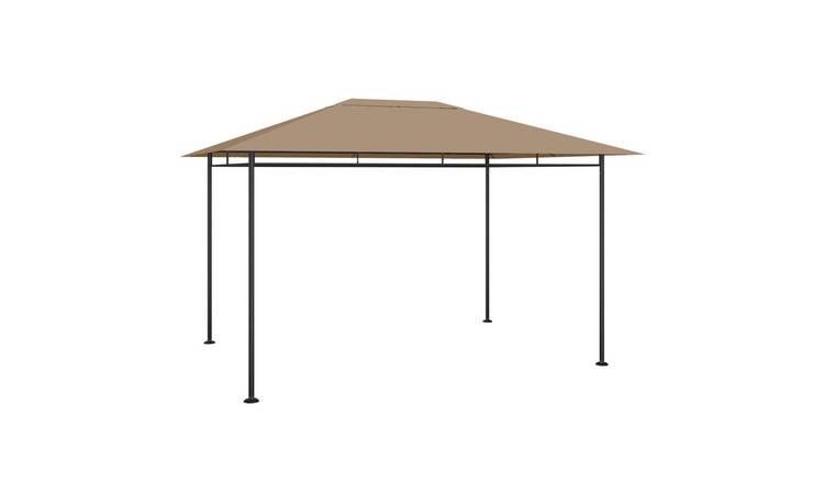 Walplus 384 x 281 x 270 cm 180gsm Garden Gazebo - Taupe