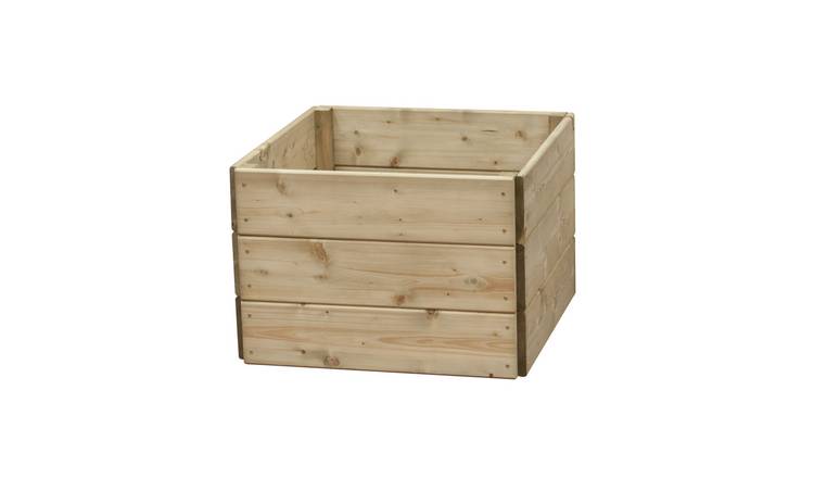Greena Square Wooden Raised Bed 45 cm High, 60 x 60cm