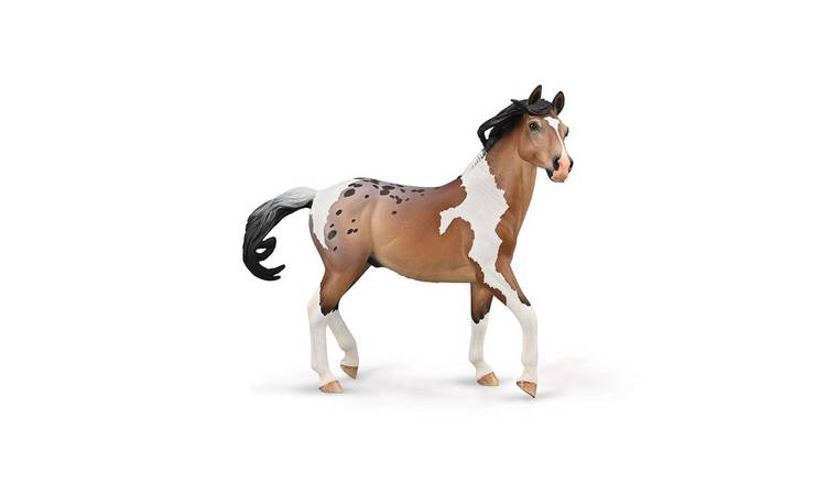 CollectA Mustang Stallion Bay Pintoloosa -  Deluxe 1:12 Scale - 3 Years +
