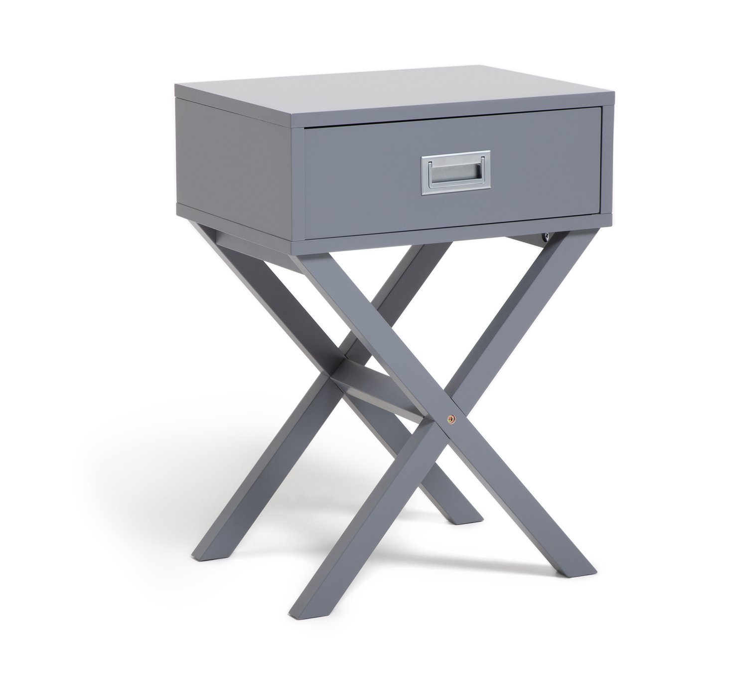 Habitat X Frame Bedside Table - Grey