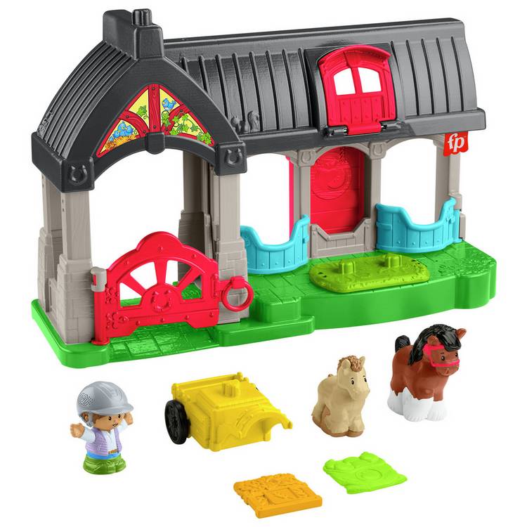 Fisher-Price Little People Friendly Horses Stable Playset  0