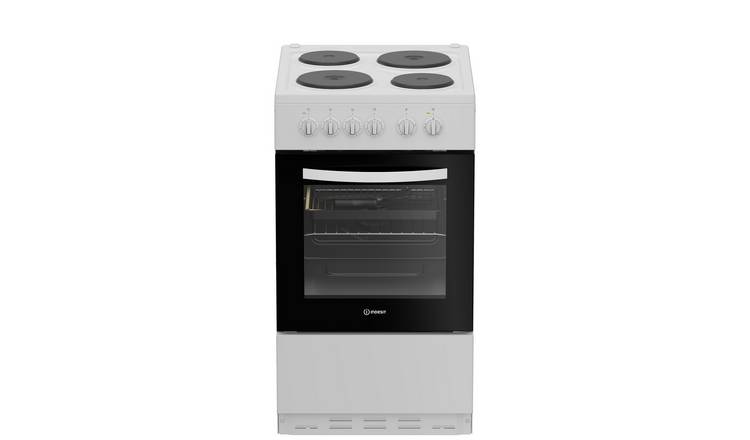 Indesit I5E3KMW 50cm Single Electric Cooker - White