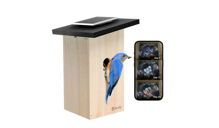 Birdfy Ebony Lite Smart Bird House with Camera