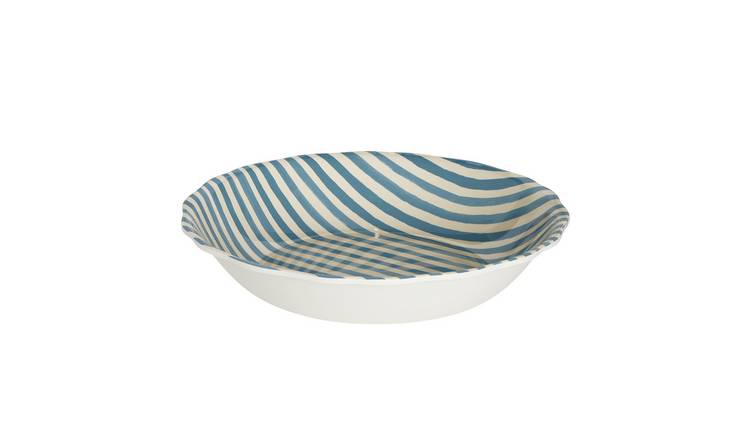Argos Home Melamine Serving Bowl - Blue