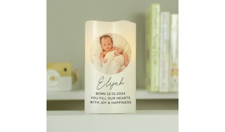Personalised Photo Upload LED Candle