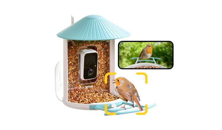 Birdfy AI Bird Feeder Solar Powered with Camera