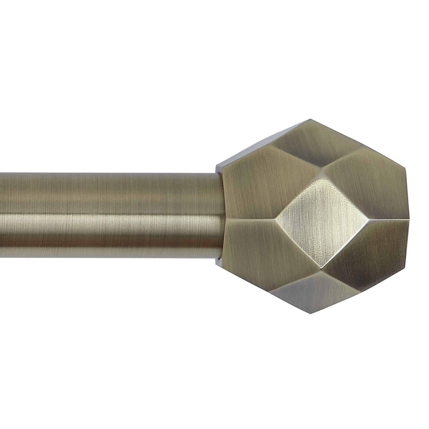 Argos Home Hexagonal Extendable Curtain Pole -Brushed Brass Review