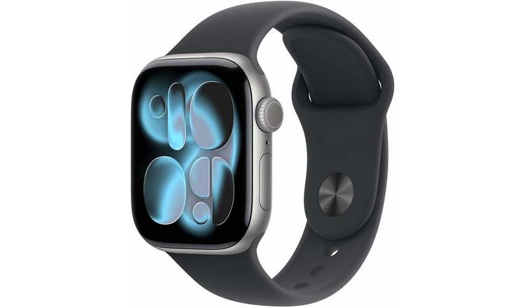 Apple Watch Series 11 GPS+Cell 42mm Jet Black Sport Band S/M