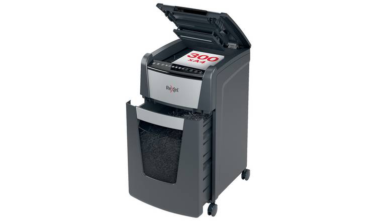 Rexel Optimum AutoFeed+ 300X 60L P4 Cross Cut Shredder