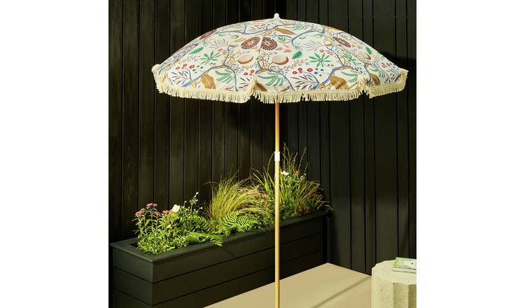 Habitat x Scion 1.6m Garden Parasol - Jackfruit Print