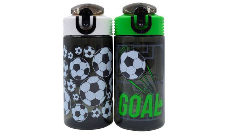 Hox Pack of 2 Football Water Bottles - 500ml