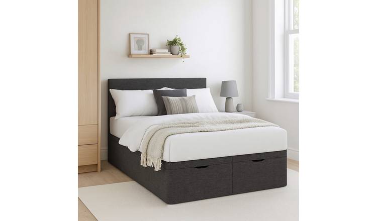 Millbrook Miller Superking End Lift Ottoman Bed - Charcoal