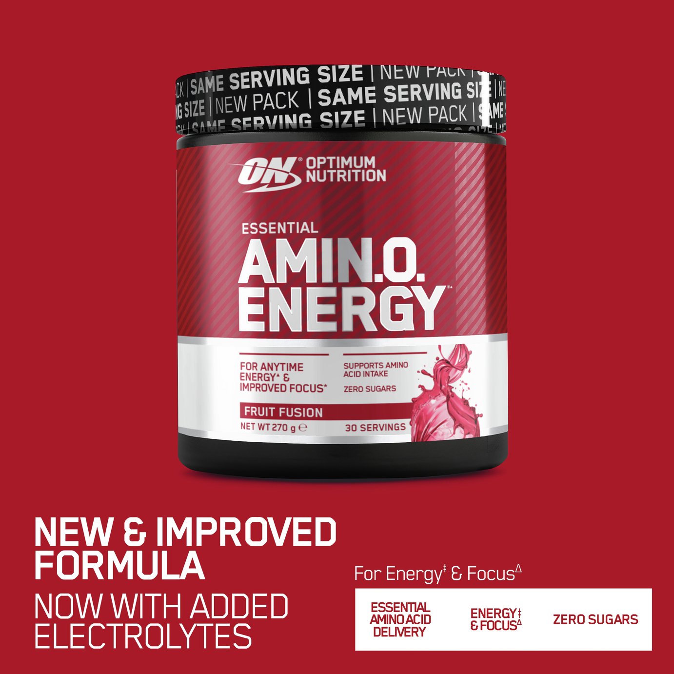 Optimum Nutrition Amino Energy Fruit Fusion Drink Review