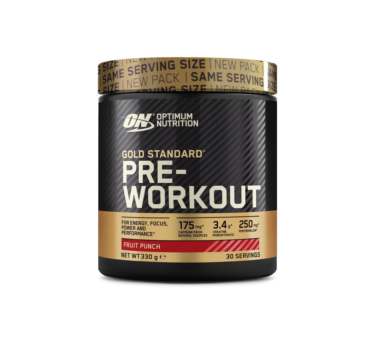 Optimum Nutrition Gold Standard Fruitpunch Pre Workout Drink Review